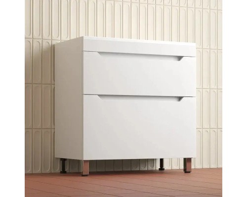 Тумба под раковину Style Line Остин 80 ЛС-00002393 цвет Белый матовый