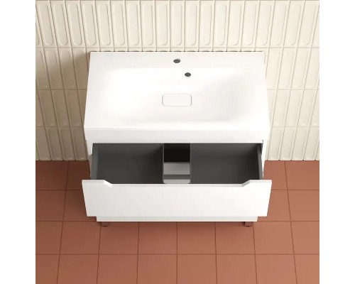 Тумба под раковину Style Line Остин 80 ЛС-00002393 цвет Белый матовый