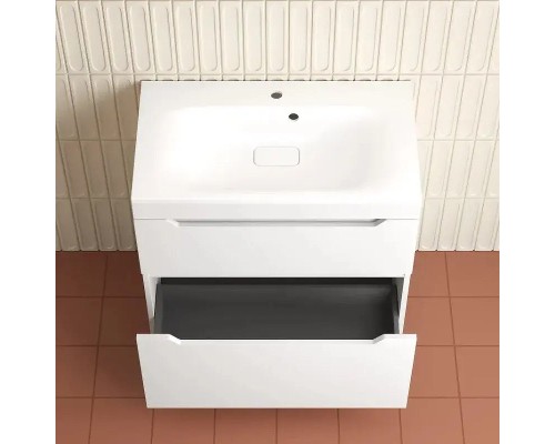 Тумба под раковину Style Line Остин 80 ЛС-00002393 цвет Белый матовый