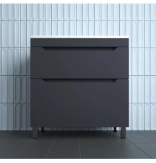 Тумба под раковину Style Line Остин 80 ЛС-00002396 цвет Графит