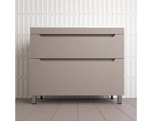 Тумба под раковину Style Line Остин 100 ЛС-00002402 цвет Тауп темный