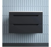 Тумба под раковину Style Line Остин 80 ЛС-00002404 подвесная цвет Графит