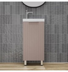 Тумба под раковину Style Line Соло 40 ЛС-00002429 цвет Санд пудровый