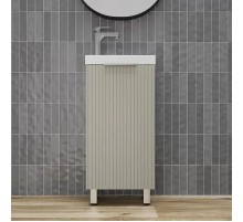 Тумба под раковину Style Line Соло 40 ЛС-00002430 цвет Санд серая галька