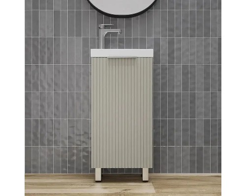 Тумба под раковину Style Line Соло 40 ЛС-00002430 цвет Санд серая галька