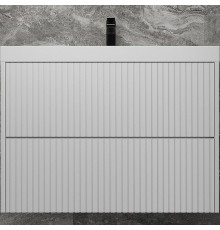 Тумба под раковину Style Line Стокгольм 80 ЛС-00002315 подвесная Белый рифленый софт