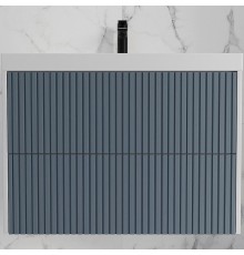 Тумба под раковину Style Line Стокгольм 80 ЛС-00002314 подвесная Графит софт