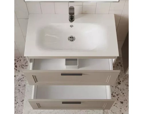 Тумба с раковиной Terminus Классик 80 CLA10802200501O подвесная цвет Капучино