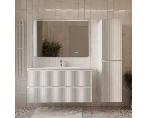 Тумба с раковиной Terminus Сицилия 120 SIC101202900301O подвесная цвет Белый