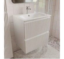 Тумба с раковиной Terminus Сицилия 60 SIC10602900301O подвесная цвет Белый