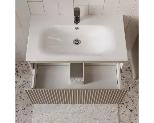 Тумба с раковиной Terminus Сицилия 80 SIC10801200501O подвесная цвет Капучино