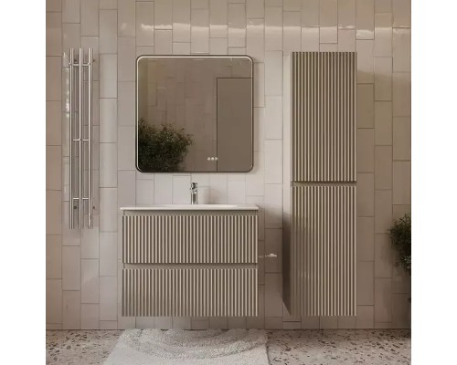 Тумба с раковиной Terminus Сицилия 80 SIC10802200501O подвесная цвет Капучино