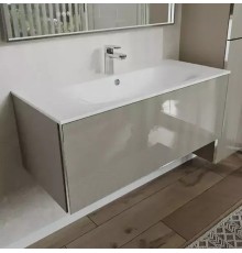 Тумба с раковиной Terminus Вега 100 VEG101001200501OSL подвесная цвет Капучино