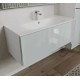 Тумба с раковиной Terminus Вега 100 VEG101001900301OSL подвесная цвет Белый