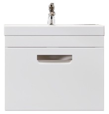 Тумба под раковину Velvex Estea 60 tp.EST.MOD.60.1Y подвесная Белая матовая