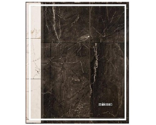 Зеркало Velvex Klaufs Media 60 zkKLA.me.60.al с подсветкой с подогревом и сенсорным выключателем