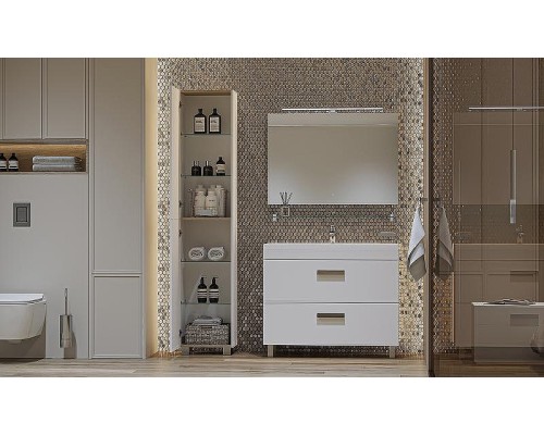 Шкаф пенал Velvex Orlando 40 pn.ORL.40 Белый матовый