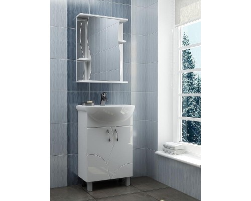 Зеркальный шкаф Vigo Alessandro 55 zsh.ALE.55 Белый