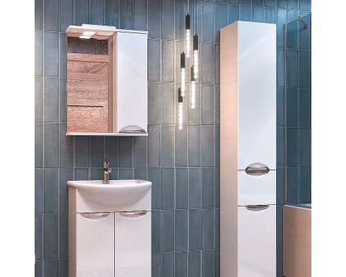 Зеркало со шкафом Vigo Callao 50 R z.CAL.50.R.El с подсветкой Белое