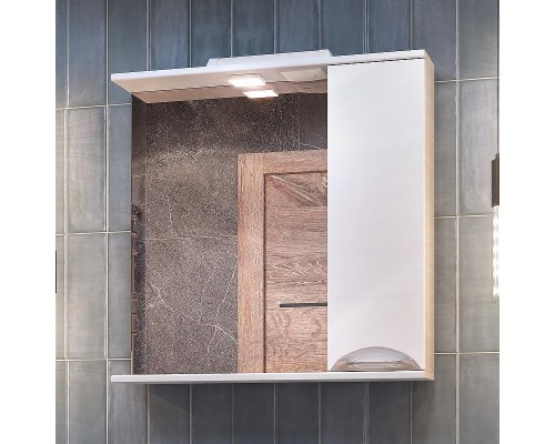 Зеркало со шкафом Vigo Callao 70 R z.CAL.70.R.El с подсветкой Белое