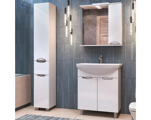 Зеркало со шкафом Vigo Callao 70 R z.CAL.70.R.El с подсветкой Белое