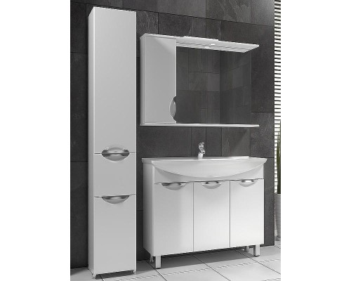 Зеркало со шкафом Vigo Callao 100 L z.CAL.100.L.El с подсветкой Белое