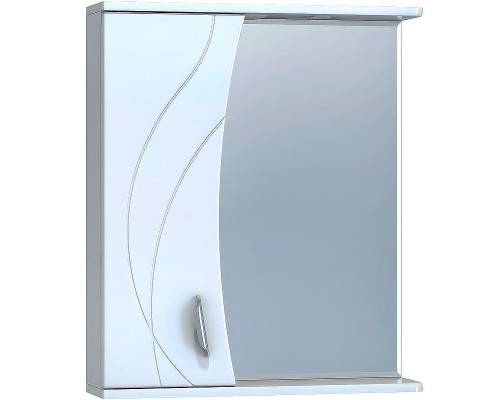Зеркало со шкафом Vigo Faina 60 L z.FAI.60.L.El с подсветкой Белое