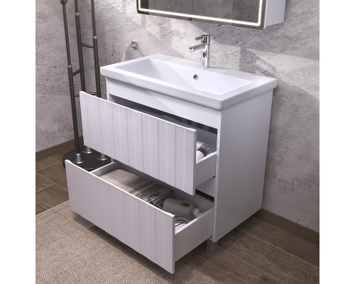 Тумба под раковину Vigo Finlay 80 tn.FIN.COM.80.2Y цвет Белый