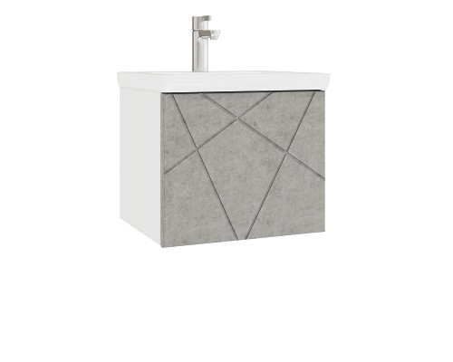 Тумба под раковину Vigo Geometry 50 032 подвесная цвет Бетон