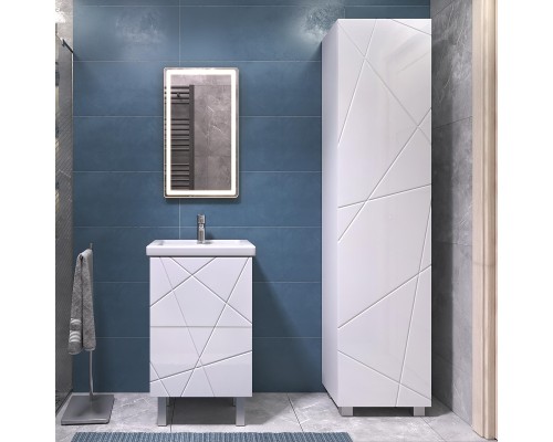 Шкаф пенал Vigo Geometry 45 243 цвет Белый