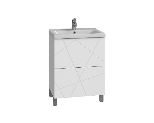 Тумба под раковину Vigo Geometry 60 tn.bsf.GEO.FOS.60.2Y цвет Белый