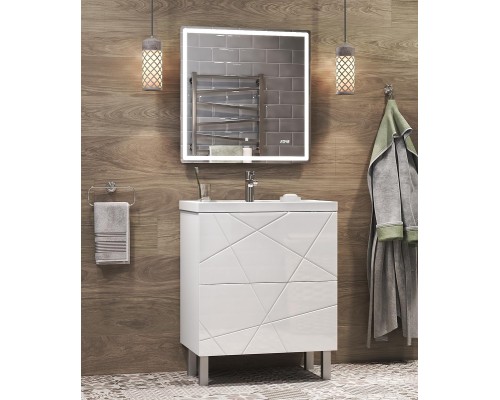 Тумба под раковину Vigo Geometry 60 tn.bsf.GEO.FOS.60.2Y цвет Белый