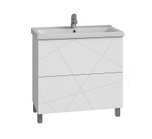 Тумба под раковину Vigo Geometry 80 025 цвет Белый