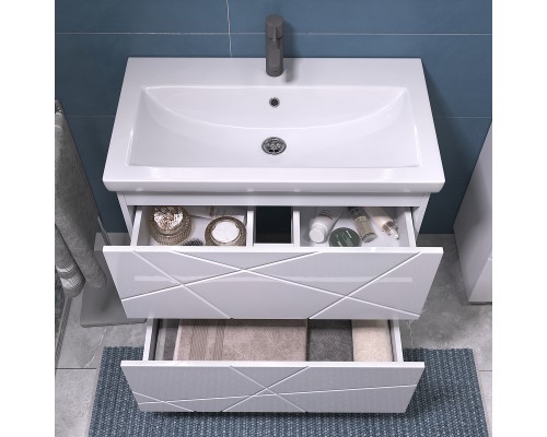 Тумба под раковину Vigo Geometry 80 025 цвет Белый