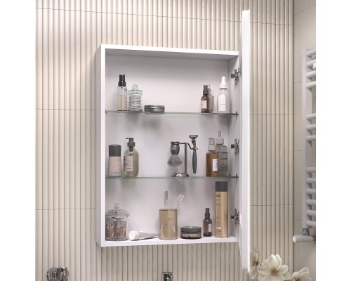 Зеркальный шкаф Vigo Geometry Classic 60 117 с подсветкой цвет Белый