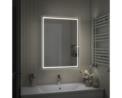 Зеркальный шкаф Vigo Geometry Classic 60 117 с подсветкой цвет Белый