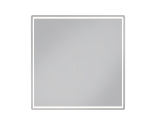Зеркальный шкаф Vigo Geometry Classic 80 118 с подсветкой цвет Белый