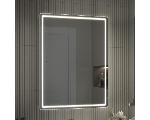 Зеркальный шкаф Vigo Geometry Comfort 60 220 с подсветкой цвет Белый