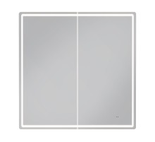 Зеркальный шкаф Vigo Geometry Comfort 80 221 с подсветкой цвет Белый