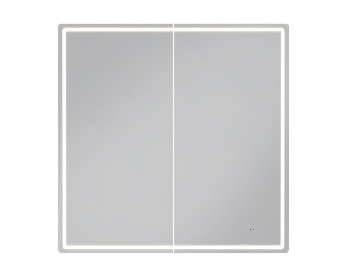 Зеркальный шкаф Vigo Geometry Comfort 80 221 с подсветкой цвет Белый