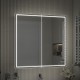 Зеркальный шкаф Vigo Geometry Comfort 80 221 с подсветкой цвет Белый