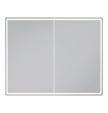 Зеркальный шкаф Vigo Geometry Comfort 100 222 с подсветкой цвет Белый