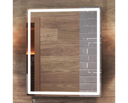 Зеркало Vigo Geometry Comfort 60 058 с подсветкой с бесконтактным выключателем и подогревом