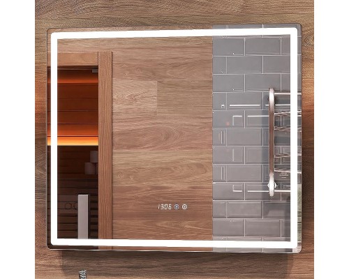 Зеркало Vigo Geometry Luxe 80 z.GEO.80.Luxe с подсветкой с сенсорным выключателем