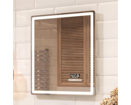 Зеркало Vigo Geometry Media Voice 60 044 с подсветкой c сенсорным выключателем и подогревом