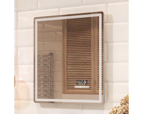 Зеркало Vigo Geometry Media Voice 60 044 с подсветкой c сенсорным выключателем и подогревом