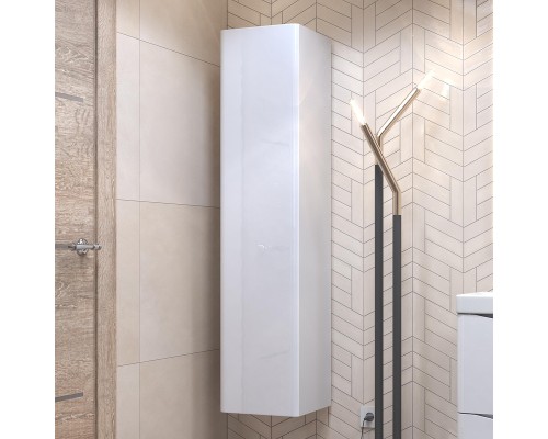 Шкаф пенал Vigo Glem 35 pp.GLE.35 подвесной цвет Белый