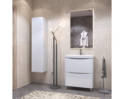 Шкаф пенал Vigo Glem 35 pp.GLE.35 подвесной цвет Белый