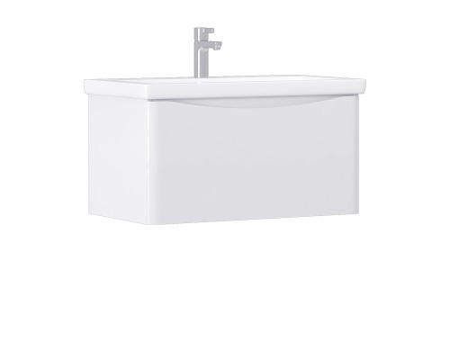 Тумба под раковину Vigo Glem 80 337 подвесная цвет Белый