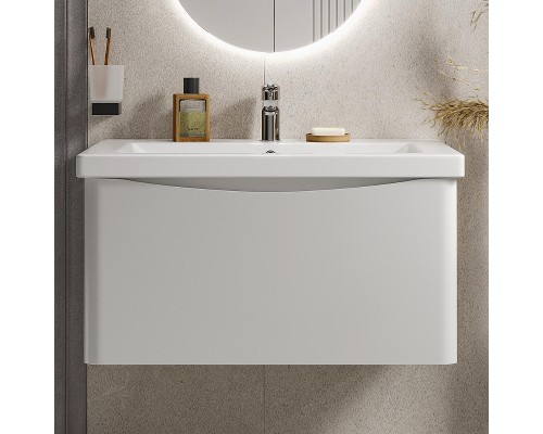 Тумба под раковину Vigo Glem 80 337 подвесная цвет Белый